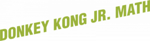 Donkey Kong Jr. Math (USA, Europe) logo